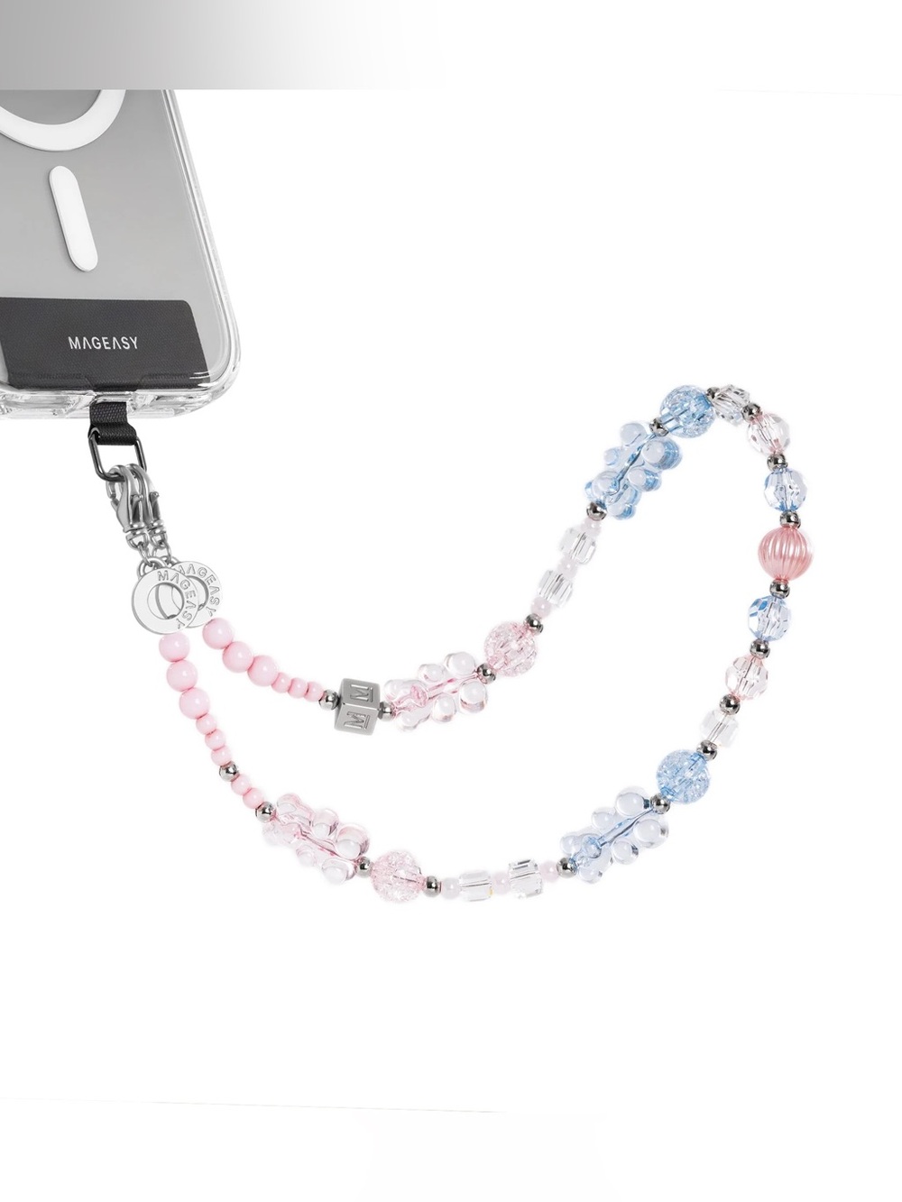 Mageasy Beaded Wrist Strap + Strap Card